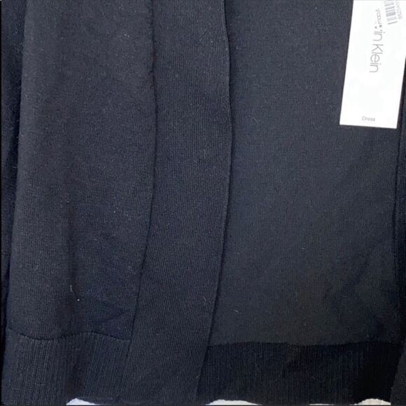 CALVIN KLEIN Cardigan w Fun Bell Sleeves and Gold Detailing - Picture 4 of 6